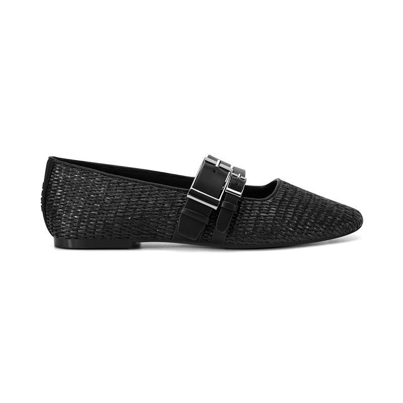 여성 아몬드 발레 플랫슈즈 Women's Dade Almond Toe Ballet Flats 21496237 Black, Black
