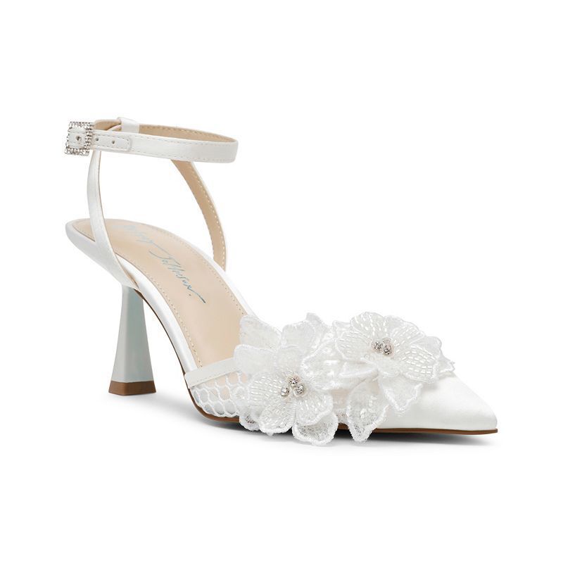 여성 플라워 포인티드 펌프스 Women's Susie Flower Pointed Toe Pumps 20366204 Ivory