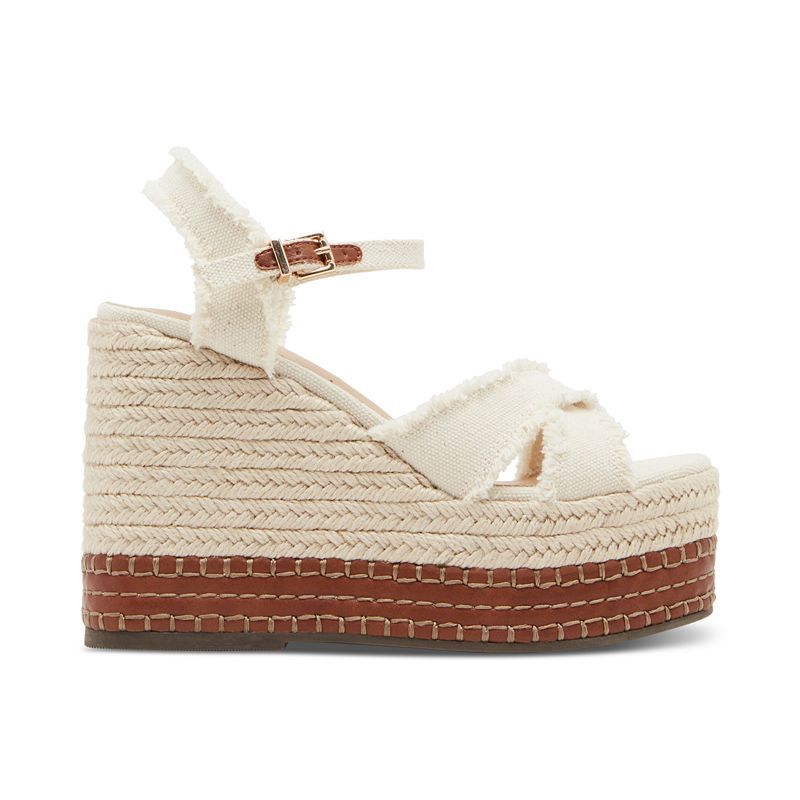 플랫폼 에스파드류 웨지 샌들 Carlotta Platform Espadrille Wedge Sandals 20717089 Natural Canvas