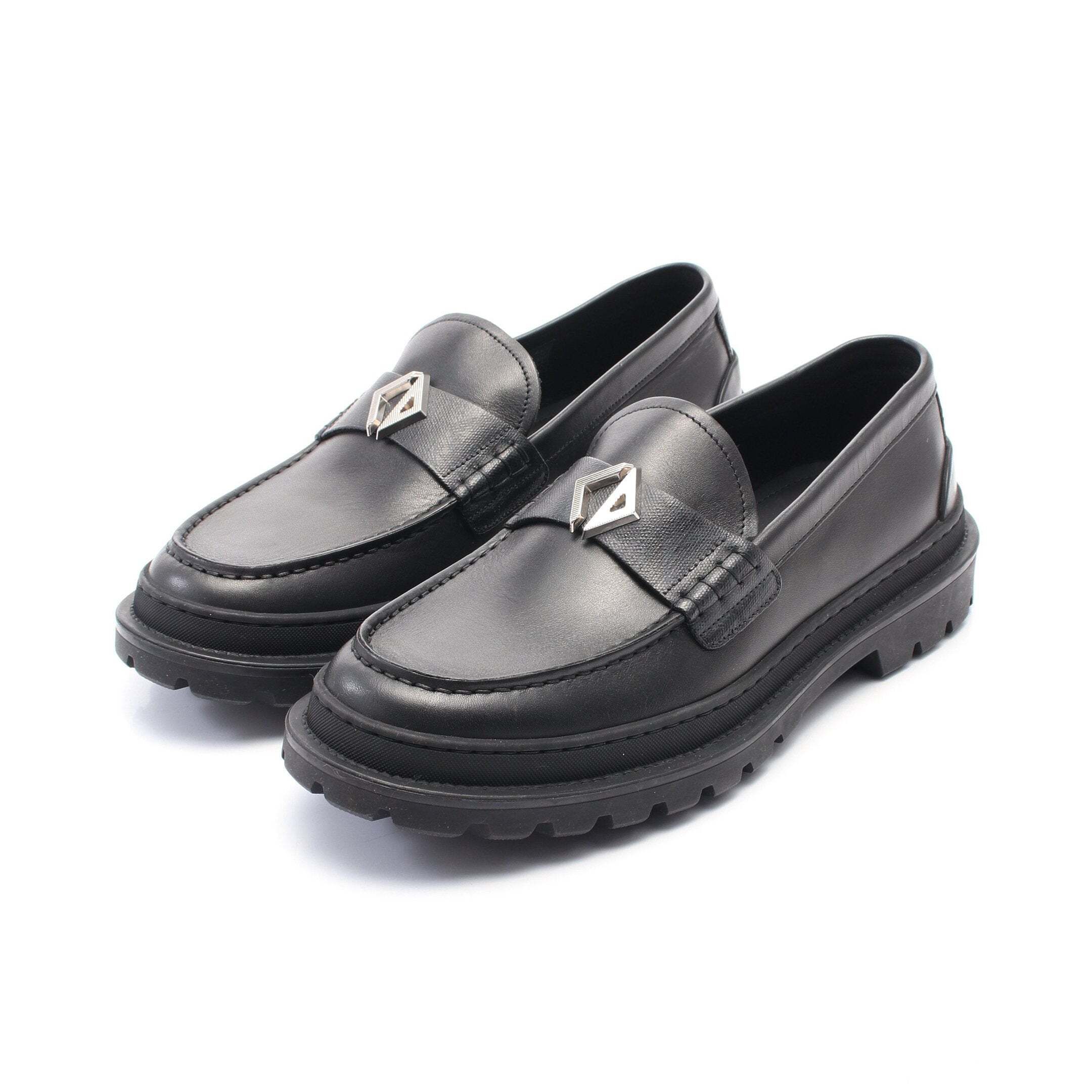 중고 남성,신발,로퍼 드라이빙 구두 가죽 pvc 블랙 디올    PVC   959012