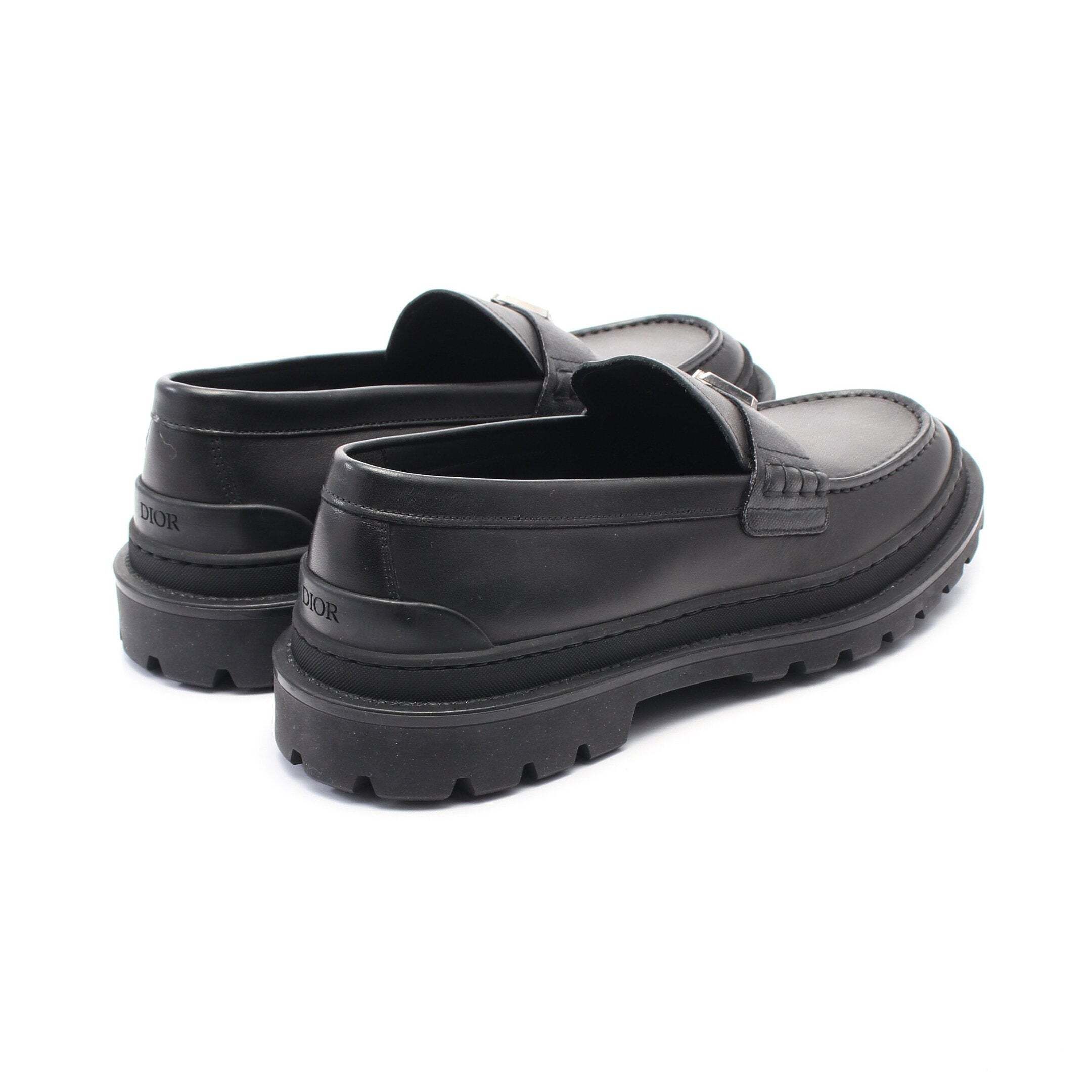 중고 남성,신발,로퍼 드라이빙 구두 가죽 pvc 블랙 디올    PVC   959012