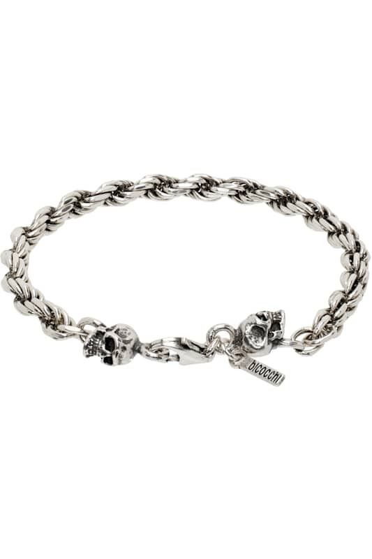 실버 팔찌 Silver Skull Bracelet 17247381
