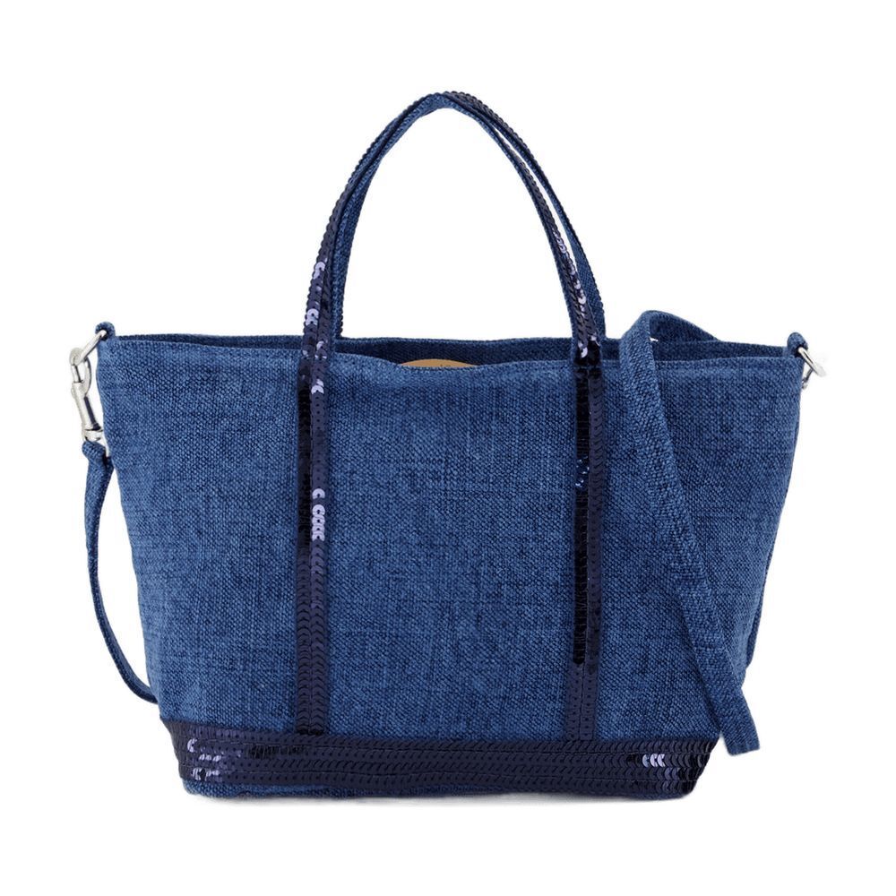 xs 숄더 가방 바네사 브루노 린넨 블루 Xs Shoulder Bag - Vanessa Bruno - Linen - Blue