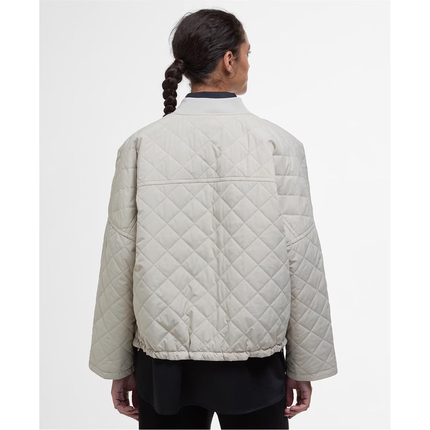 퀼티드 봄버 자켓 Emlyn Quilted Bomber Jacket 669561 Light Sand/An