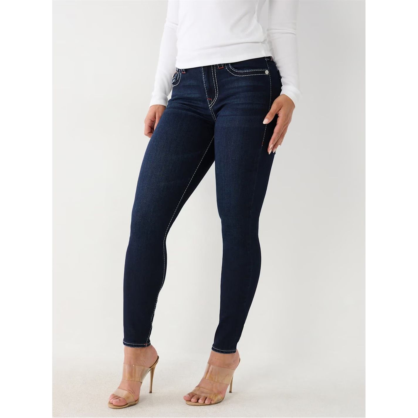 스키니 데님 여성 Halle Skinny Jeans Womens 646281 Capri