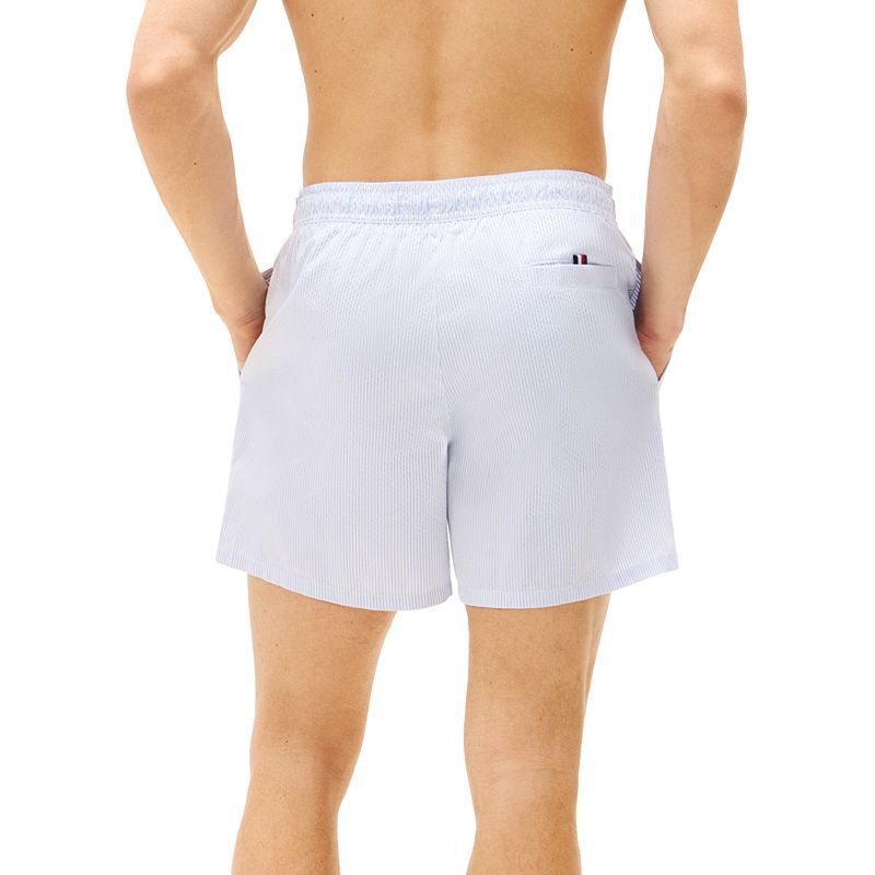 남성 스트라이프 스윔 트렁크 Men's Striped 5" Swim Trunks 17619852 Ithaca White / Sweet Blue
