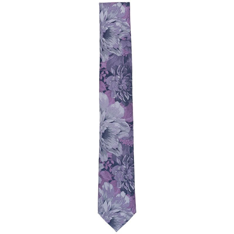 남성 플로랄 타이 Men's Mansell Floral Tie, Exclusively at Macy's 20973960 Dark Purple