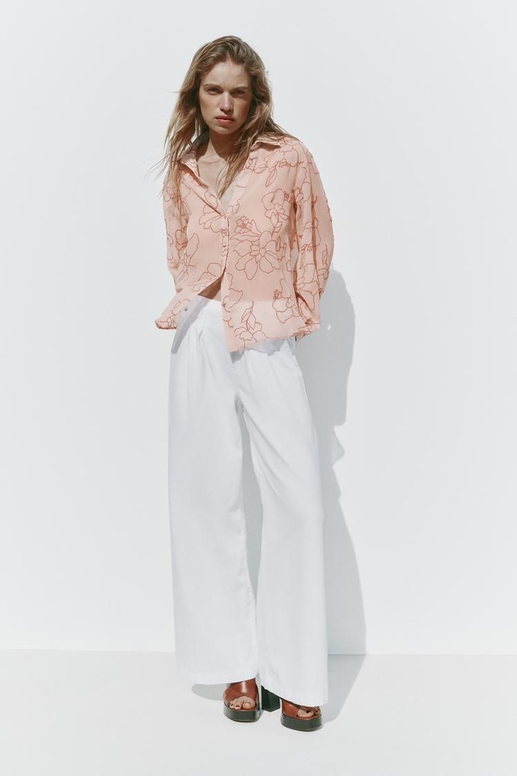 플로랄 셔츠 Loose-fitting floral shirt 443268522