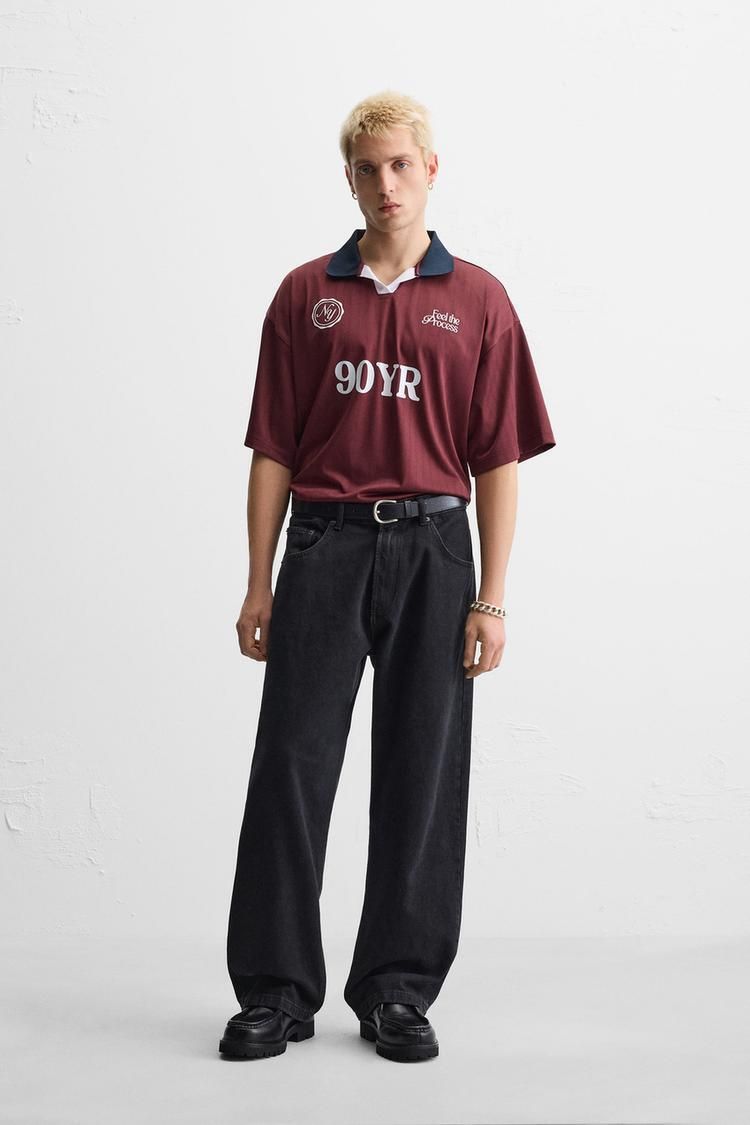 레트로 테크니컬 폴로 셔츠 RETRO FOOTBALL TECHNICAL POLO SHIRT 420915434