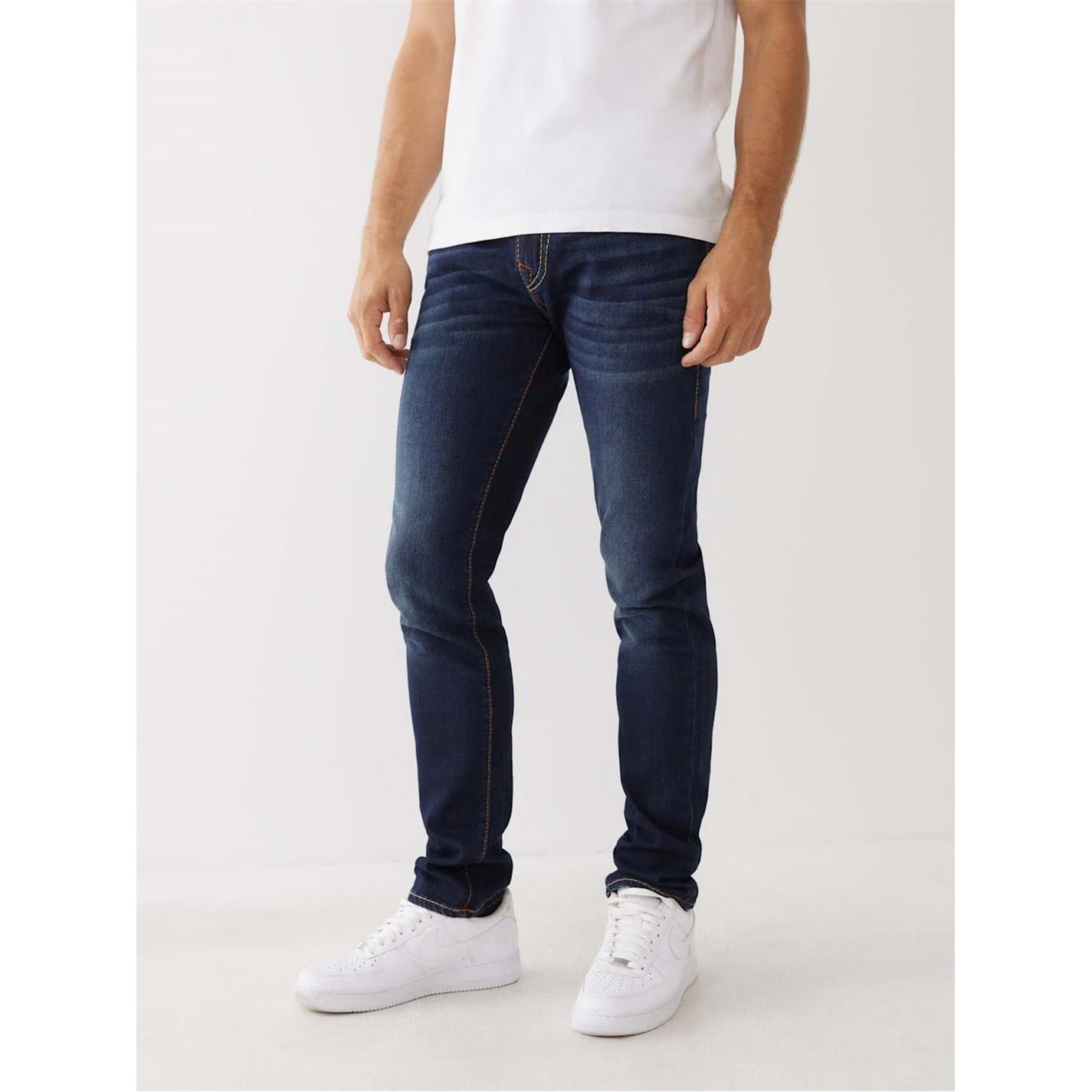 빅 t 스키니 데님 남성 Rocco Big T Skinny Jeans Mens 640842 Dark Wash