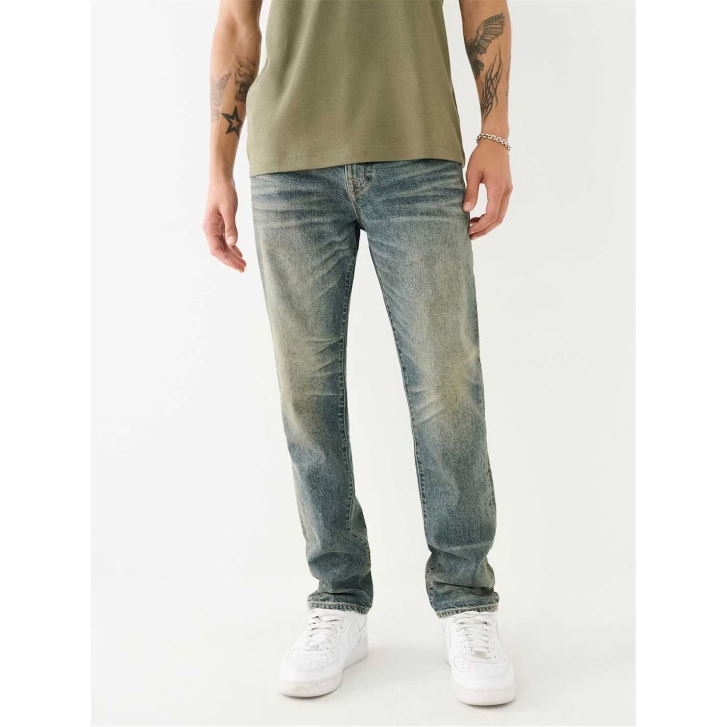 골드 다크 워시 데님 남성 Rocco Gold Rush Dark Wash Jeans Mens 640864 Dark Wsh