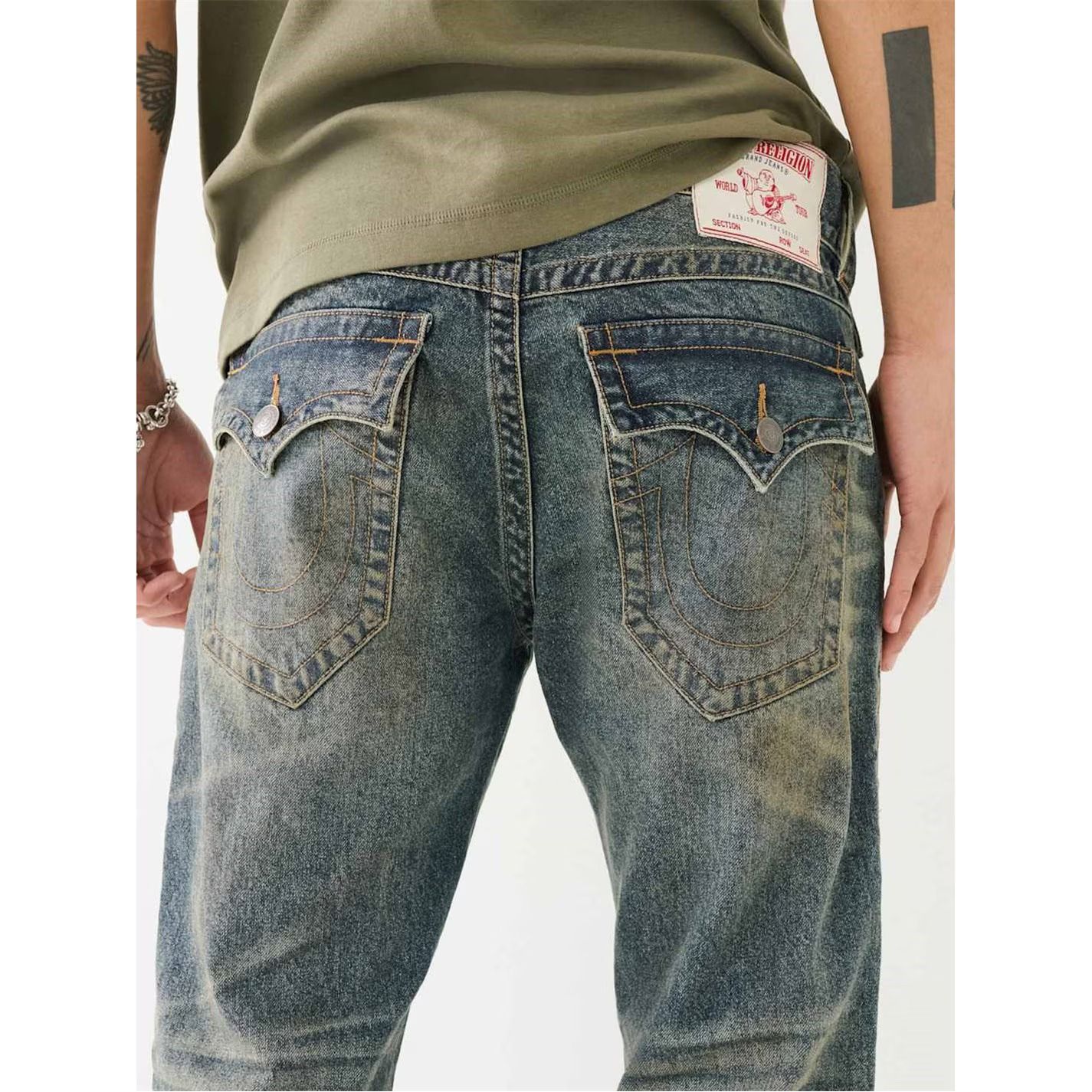 골드 다크 워시 데님 남성 Rocco Gold Rush Dark Wash Jeans Mens 640864 Dark Wsh