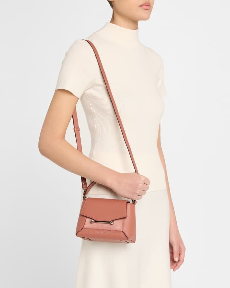 나노 가죽 스웨이드 가방 Mosaic Nano Leather & Suede Top-Handle Bag prod278070236SIENNA DUSTY PINK