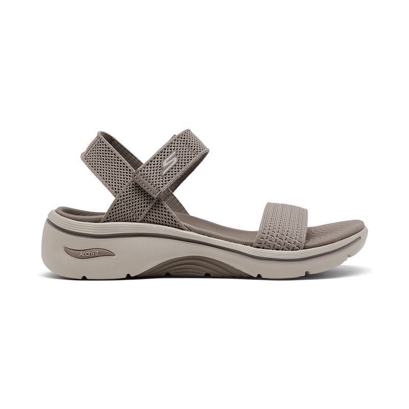여성 핏 애니 샌들 Women's GO WALK Arch Fit 2.0 - Annie Athletic Sandals from Finish Line 19527815 Taupe