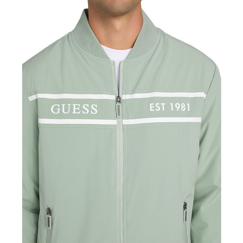 남성 경량 로고 집업 봄버 자켓 Men's Lightweight Logo Full-Zip Bomber Jacket 21171675 Dusty Fern