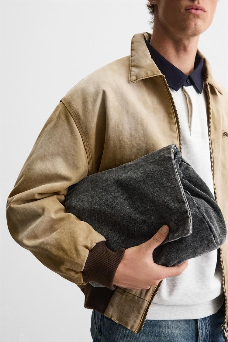데님 크로스백 가방 WASHED-EFFECT DENIM CROSSBODY BAG 425256220