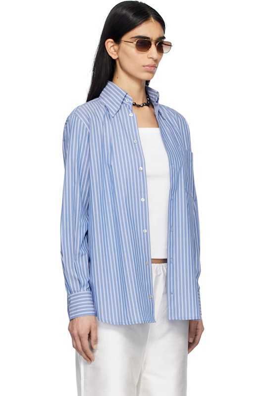 블루 화이트 셔츠 Blue & White Franco Shirt 17670621