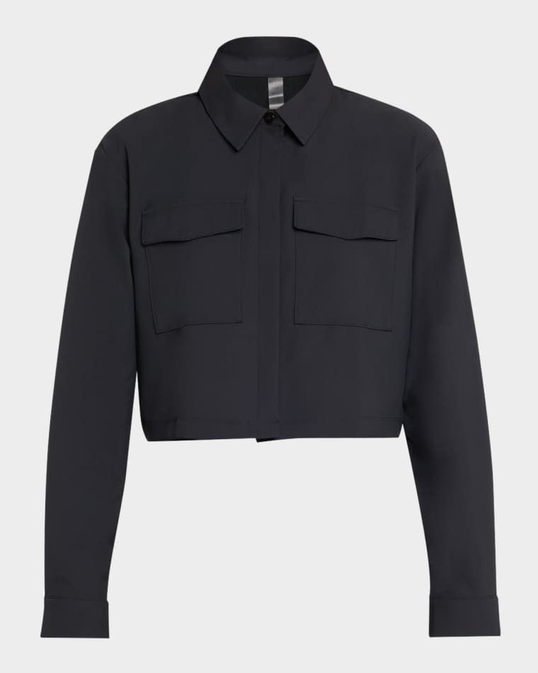 크롭 자켓 Midtown Cropped Jacket prod280260166BLACK