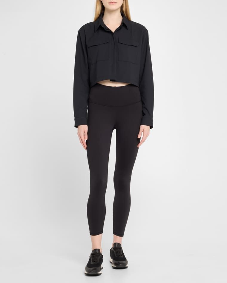 크롭 자켓 Midtown Cropped Jacket prod280260166BLACK