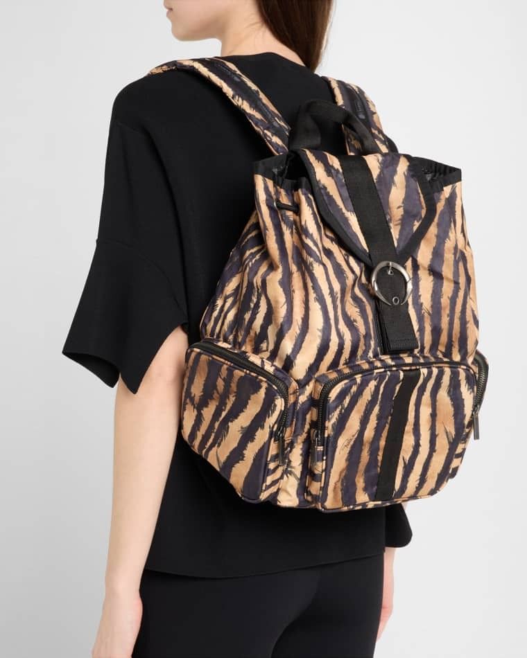 백팩 x Roberto Cavalli Napoli Zebra-Print Backpack prod279100026FREEDOM RUM NAPOLI