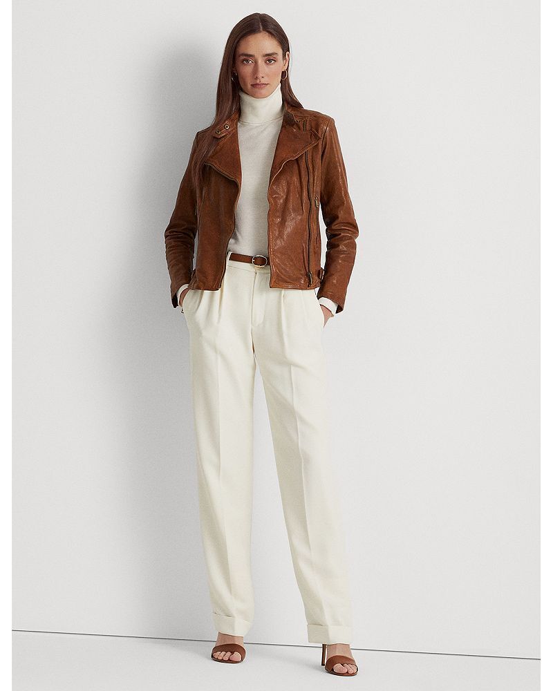 가죽 자켓 Burnished Leather Moto Jacket 3665217