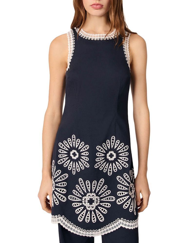 숏 드레스 디테일 Short Dress with Crochet Details 5384818