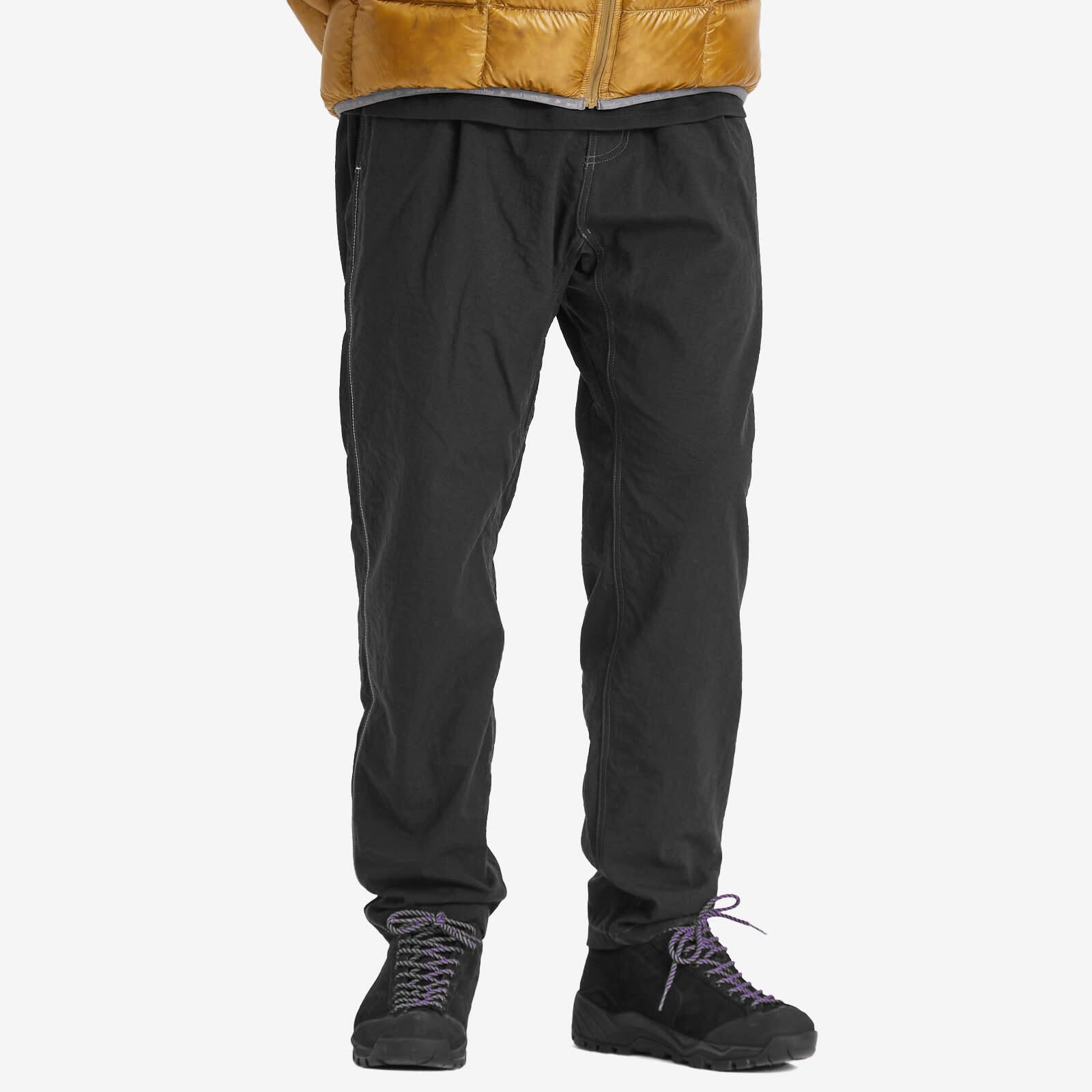 나일론 팬츠 x and wander Nylon Climbing Pants GUP4-F3013-M-BLK Black