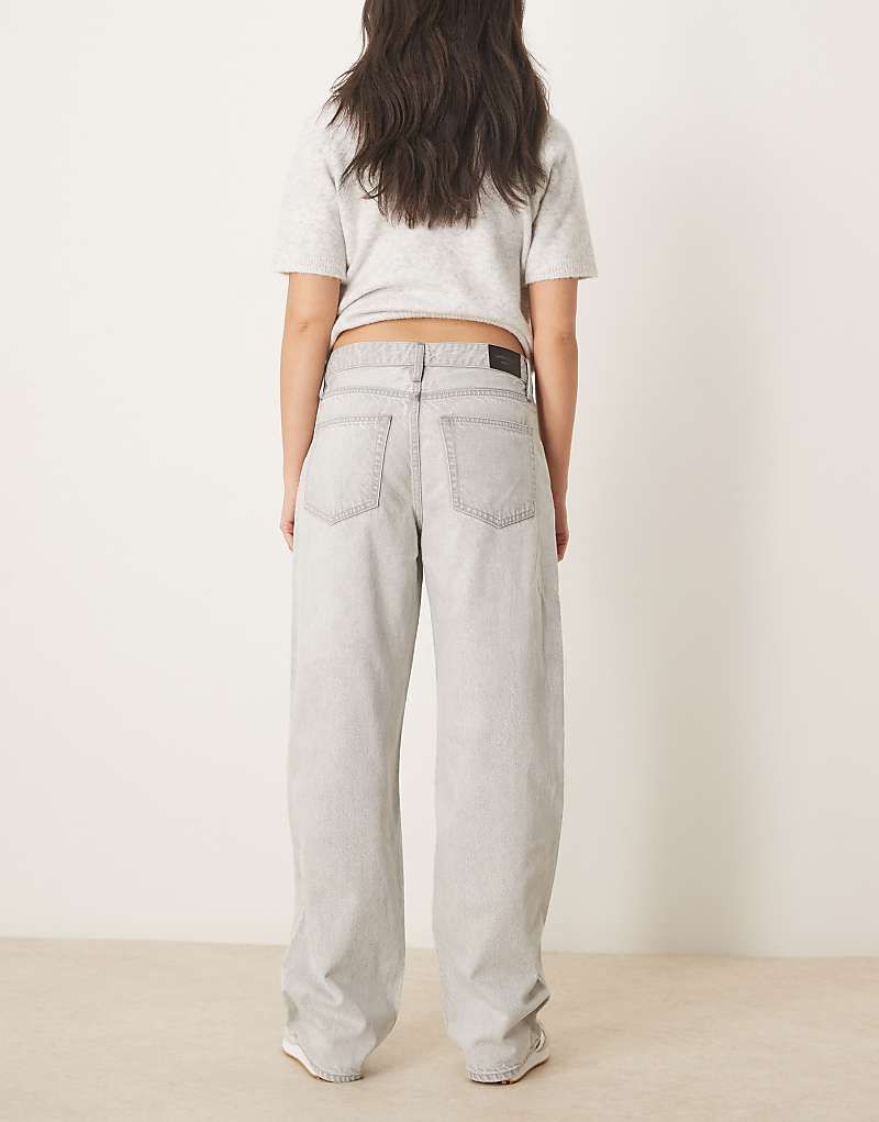 Gina Tricot   Baggy-Jeans in hellgrauer Waschung 207963450Hellgraue Waschung