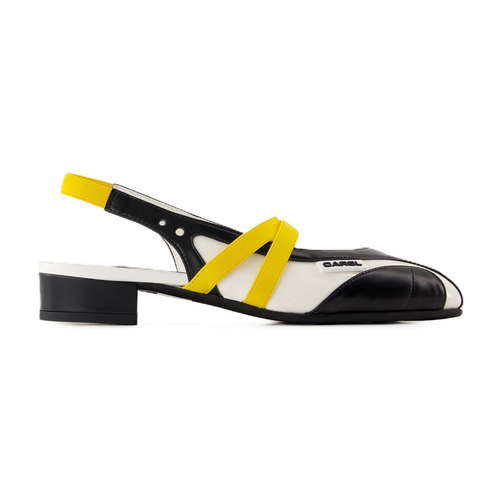 백 코튼 블랙 Sling Back Peachy - Carel - Cotton - Black