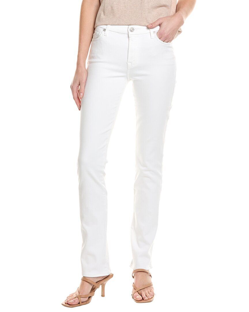 올 화이트 핏 스트레이트 진 7 For All Mankind Kimmie White Form Fitted Straight Jean 1411861464