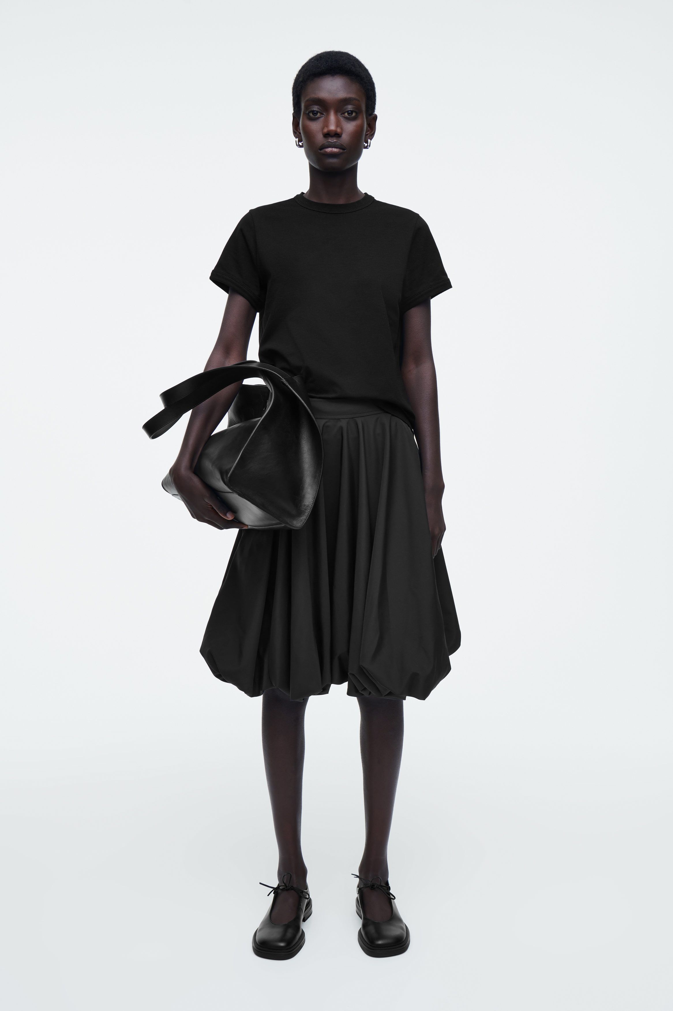스커트 BUBBLE-HEM SKIRT 1264892001