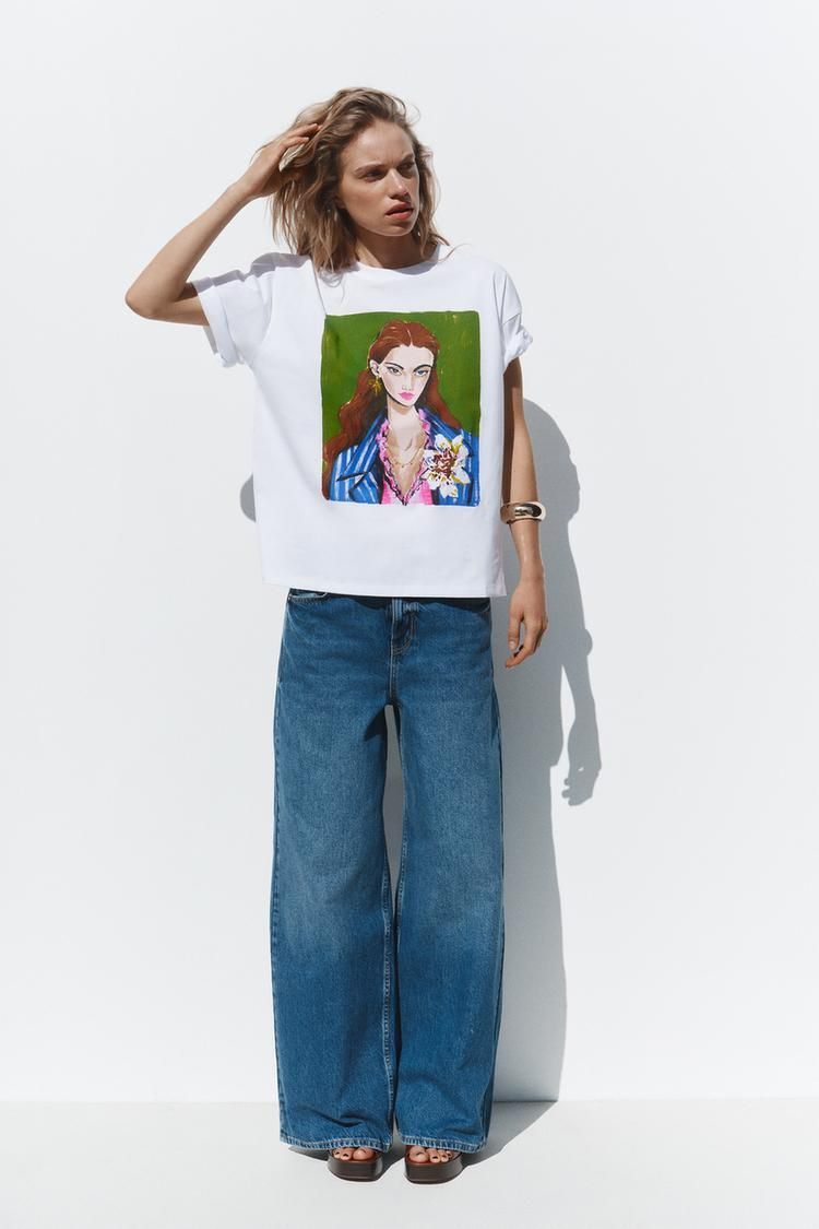 프린트 티셔츠 GIRLS PRINT T-SHIRT 436513698