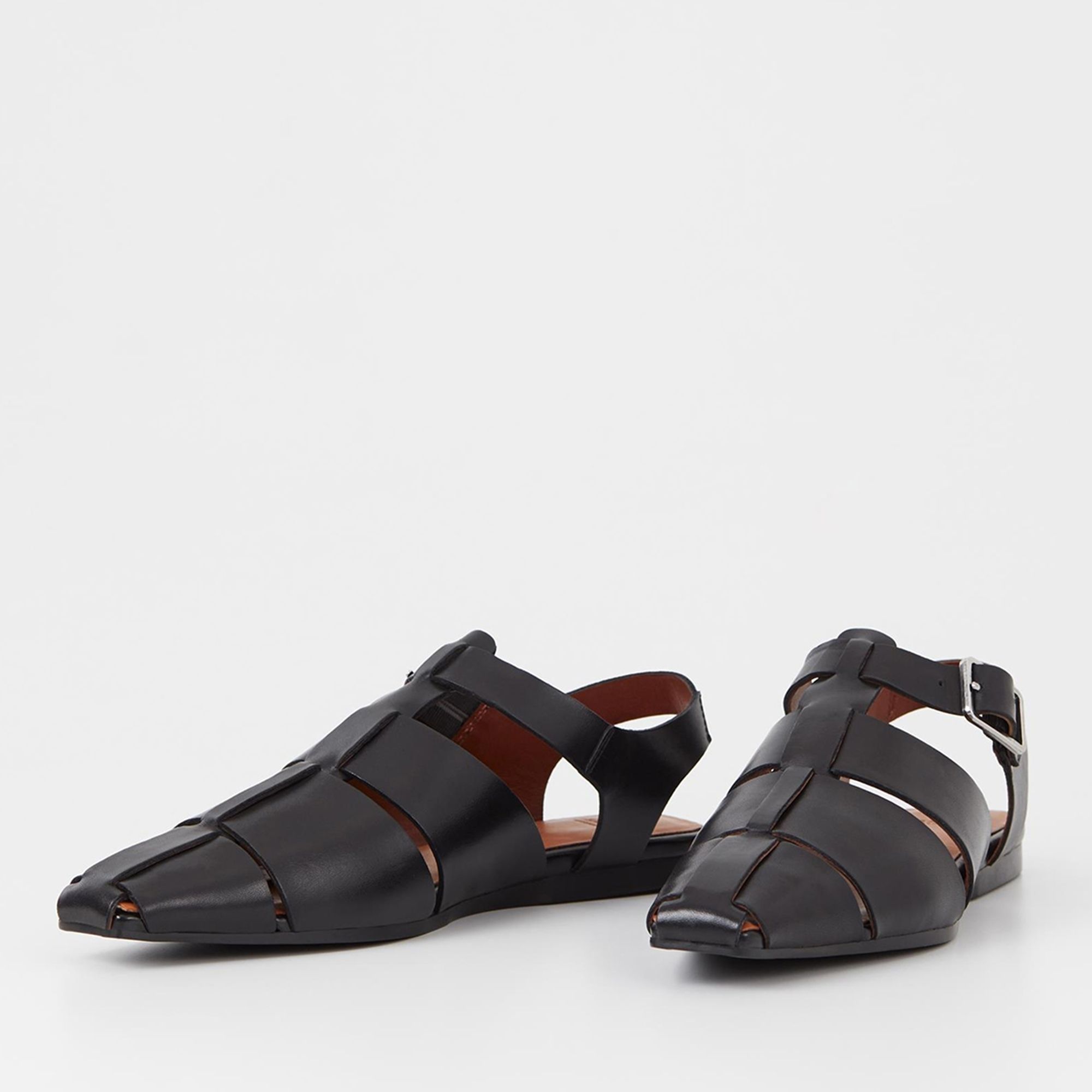 여성 가죽 플랫 샌들 Vagabond Women's Wioletta Leather Flat Sandals 16033184