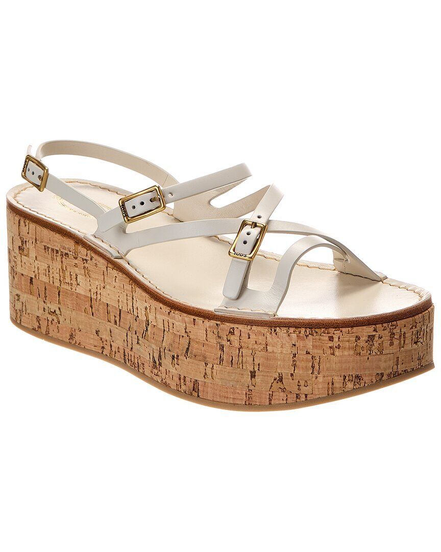토즈 가죽 웨지 샌들 TOD’s Leather Wedge Sandal 1313034372