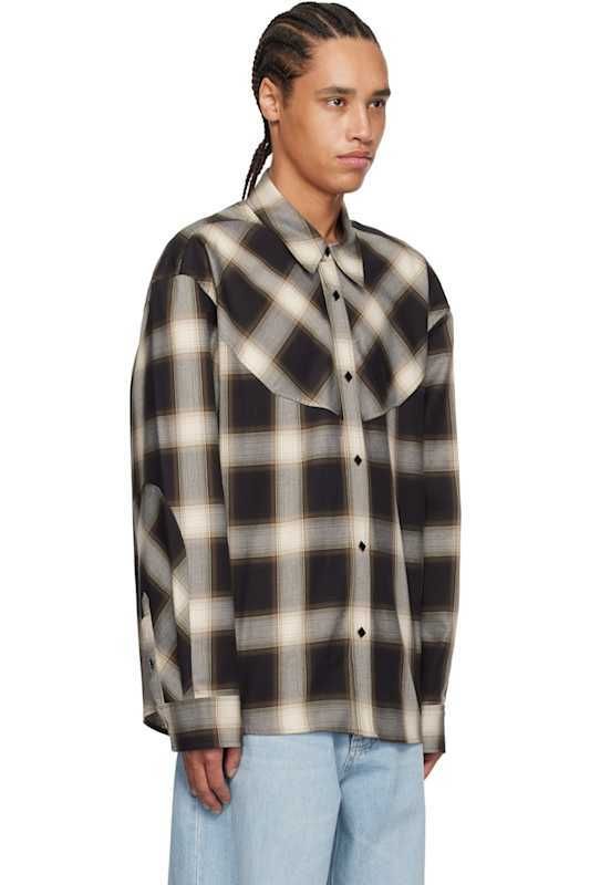 블랙 웨스턴 체크 셔츠 Black Western Check Shirt 17347261
