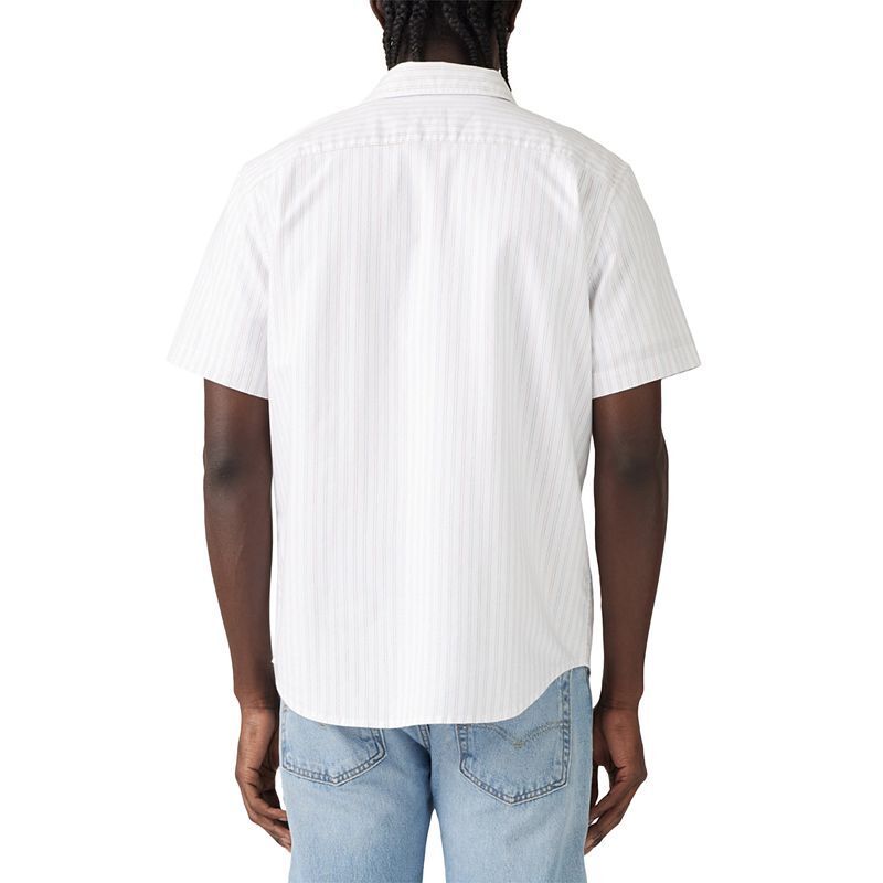 남성 클래식 포켓 숏 슬리브 레귤러 핏 셔츠 Men's Classic 1 Pocket Short Sleeve Regular Fit Shirt 18807457 Stripe Wht