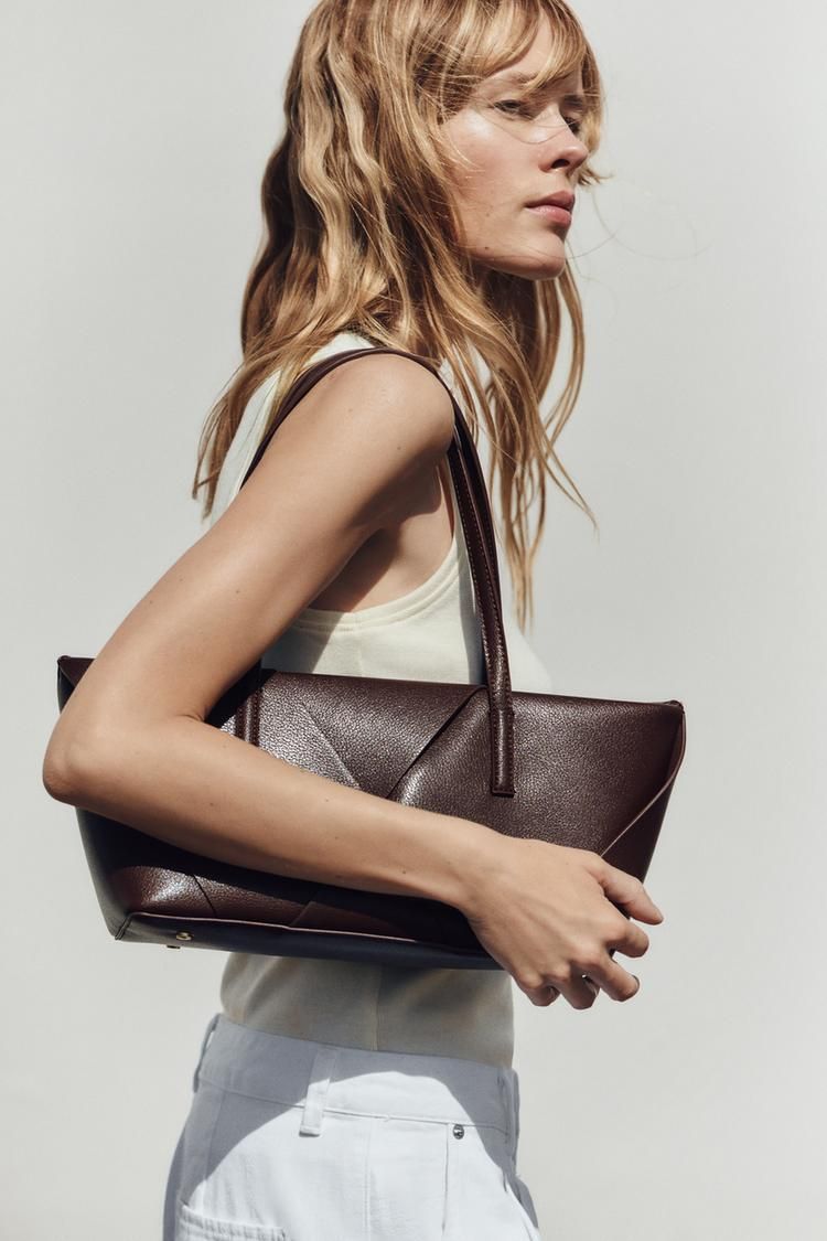 우븐 가방 WOVEN ELONGATED HANDBAG 418713349