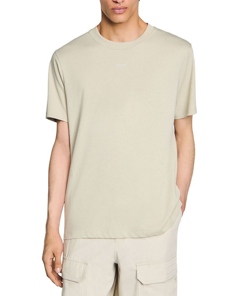 레귤러 핏 산드로 로고 티셔츠 Regular Fit Sandro Logo Tee  5544694