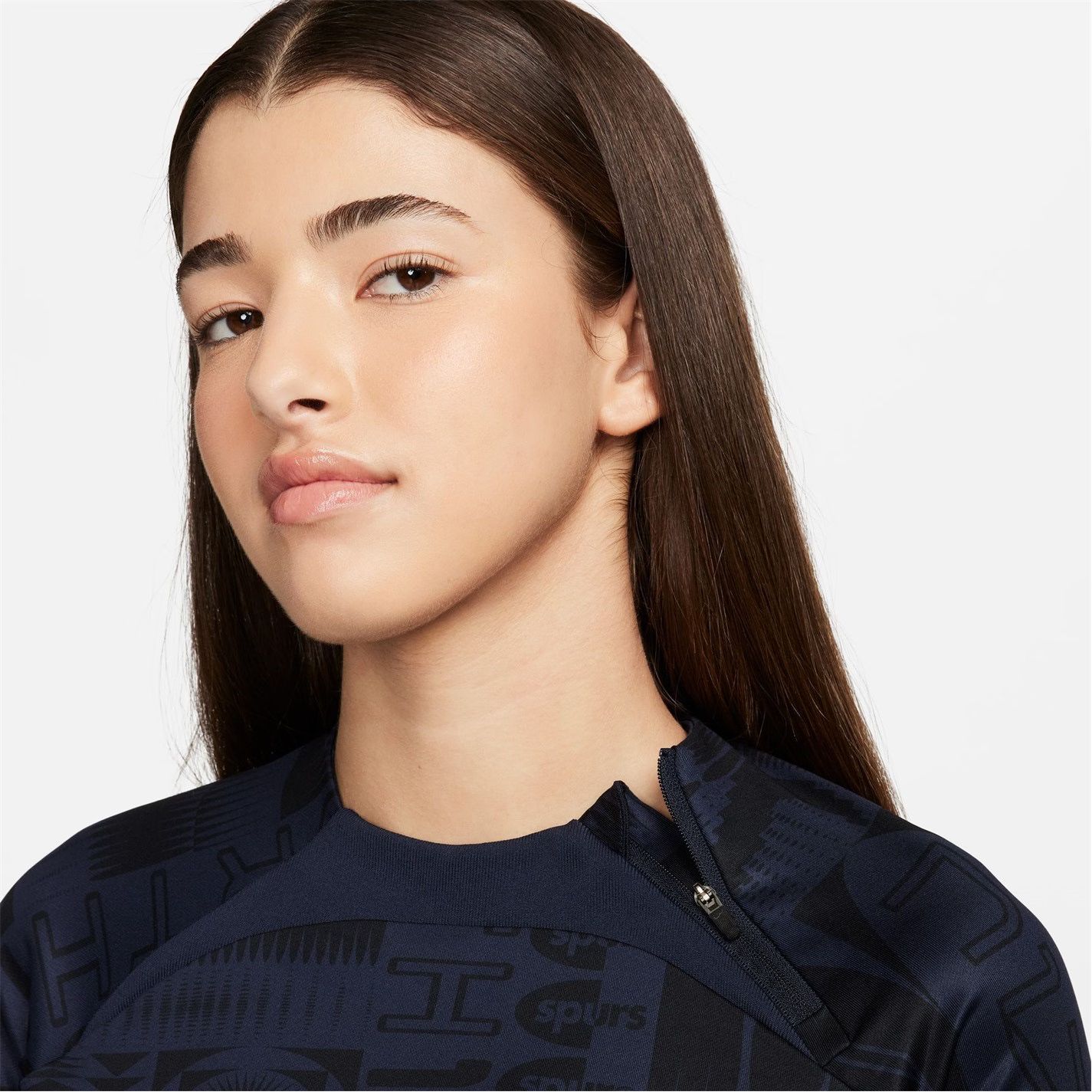 나이키(Nike) | 토트넘 핫스퍼 드라이 핏 스트라이크 드릴 탑 여성 블랙 Tottenham Hotspur Dri-Fit Strike Drill Top Womens Marine... 