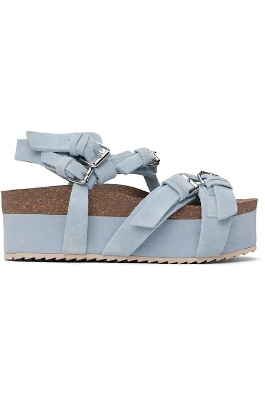블루 플랫폼 샌들 Blue Platform Sandals 17602971