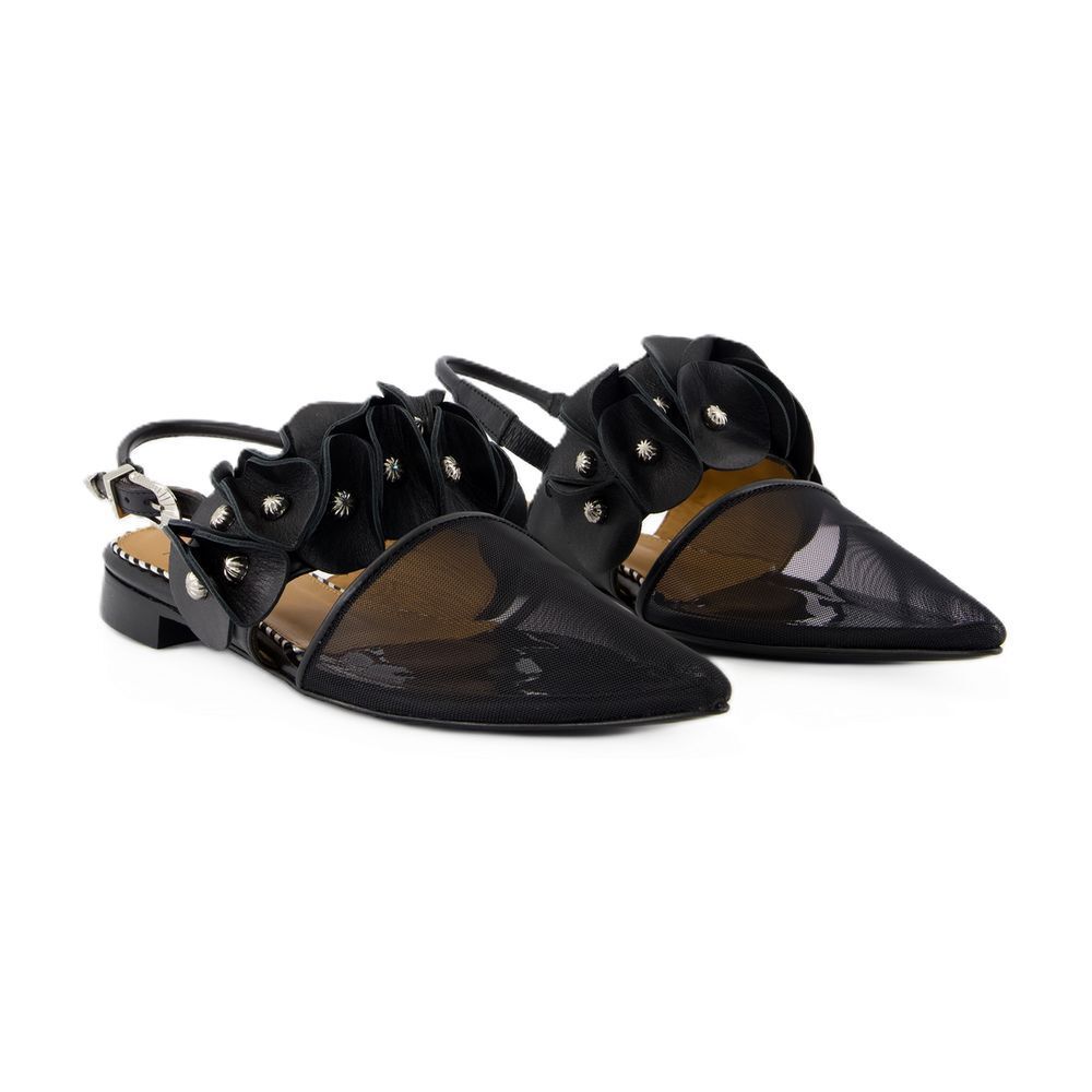가죽 블랙 Slingbacks Aj1398 - Toga Pulla - Leather - Black