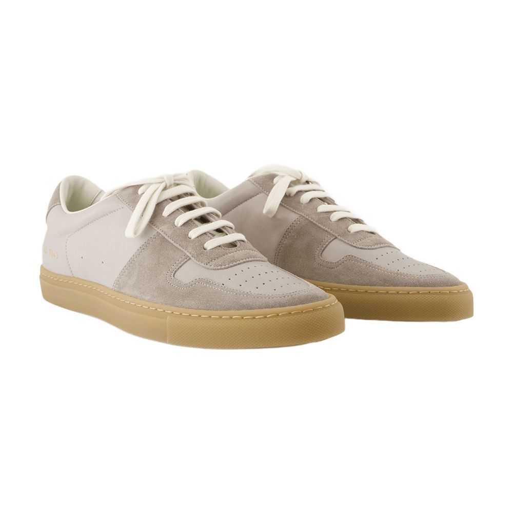 듀오 슬림 스니커즈 가죽 그레이 Bball Duo Slim Sneakers - COMMON PROJECTS - Leather - Grey