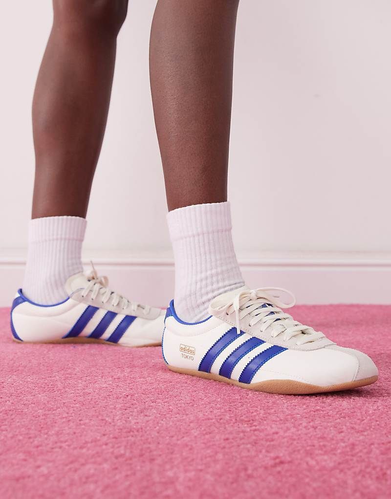 도쿄 스니커즈 화이트 & 블루 Tokyo   Sneaker in Weiß und Blau 207518090WEISS