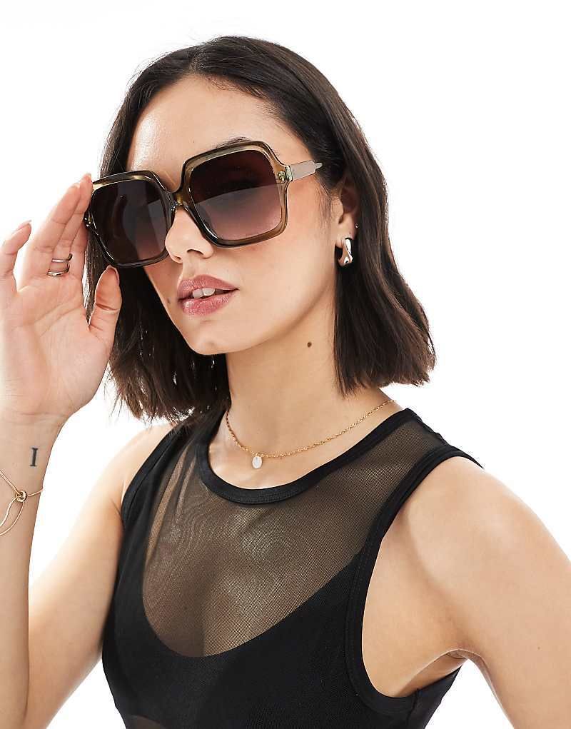 70er-Jahre-Sonnenbrille in Kristallgrun 207806098Grün