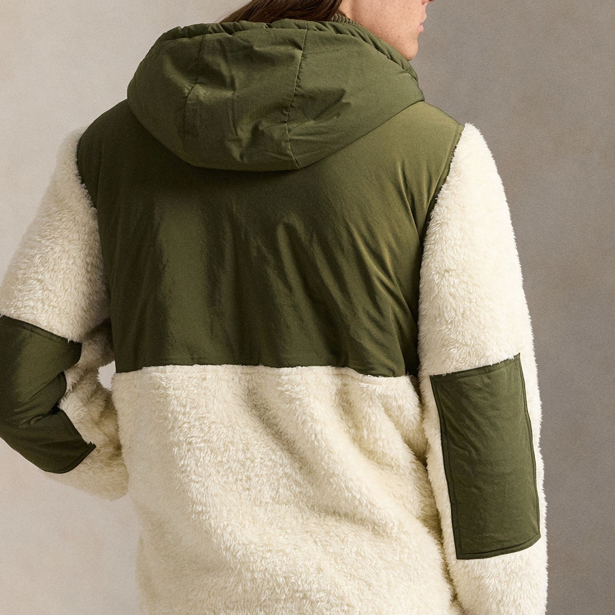 폴로 랄프 로렌 자켓 Polo Ralph Lauren Curly Hi-Pile Half-Zip Jacket 15858908
