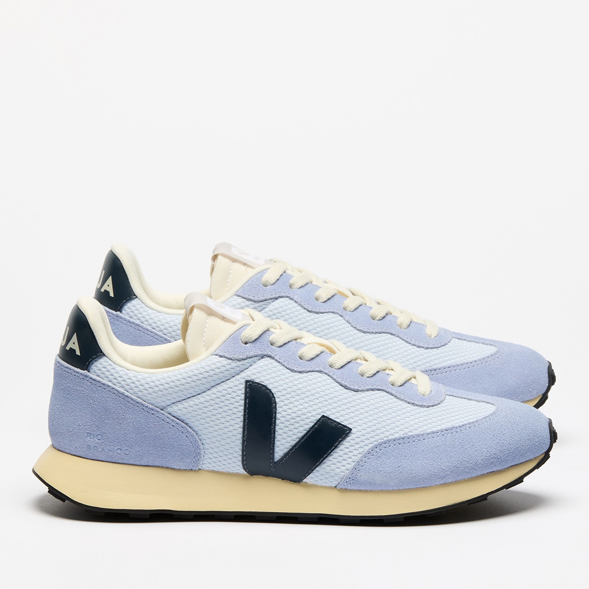 여성 러닝 스타일 메쉬 스니커즈 Veja Women's Rio Branco II Running Style Mesh Trainers 15948170