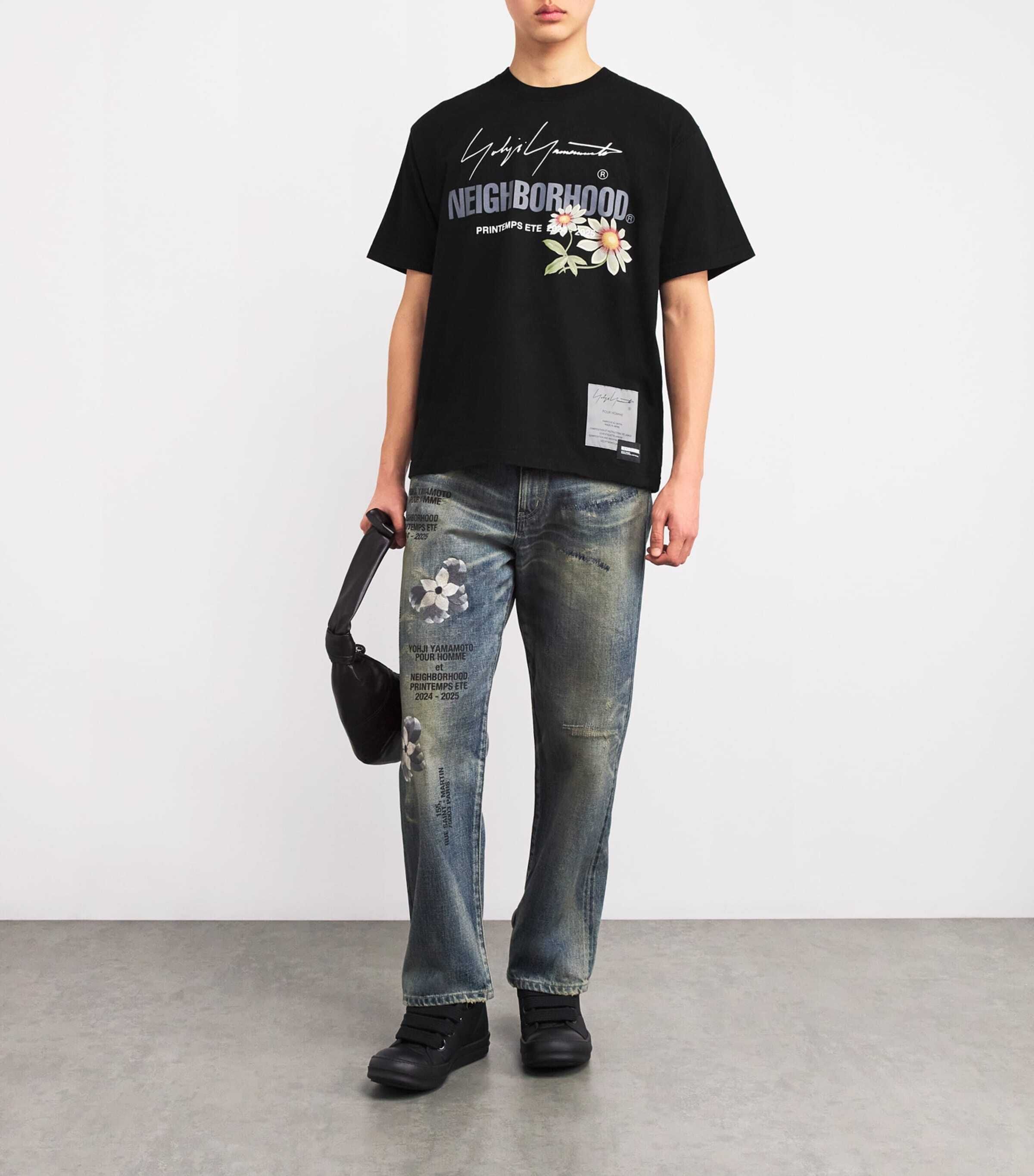 코튼 그래픽 티셔츠 x Neighborhood Cotton Graphic T-Shirt 000000000007764615