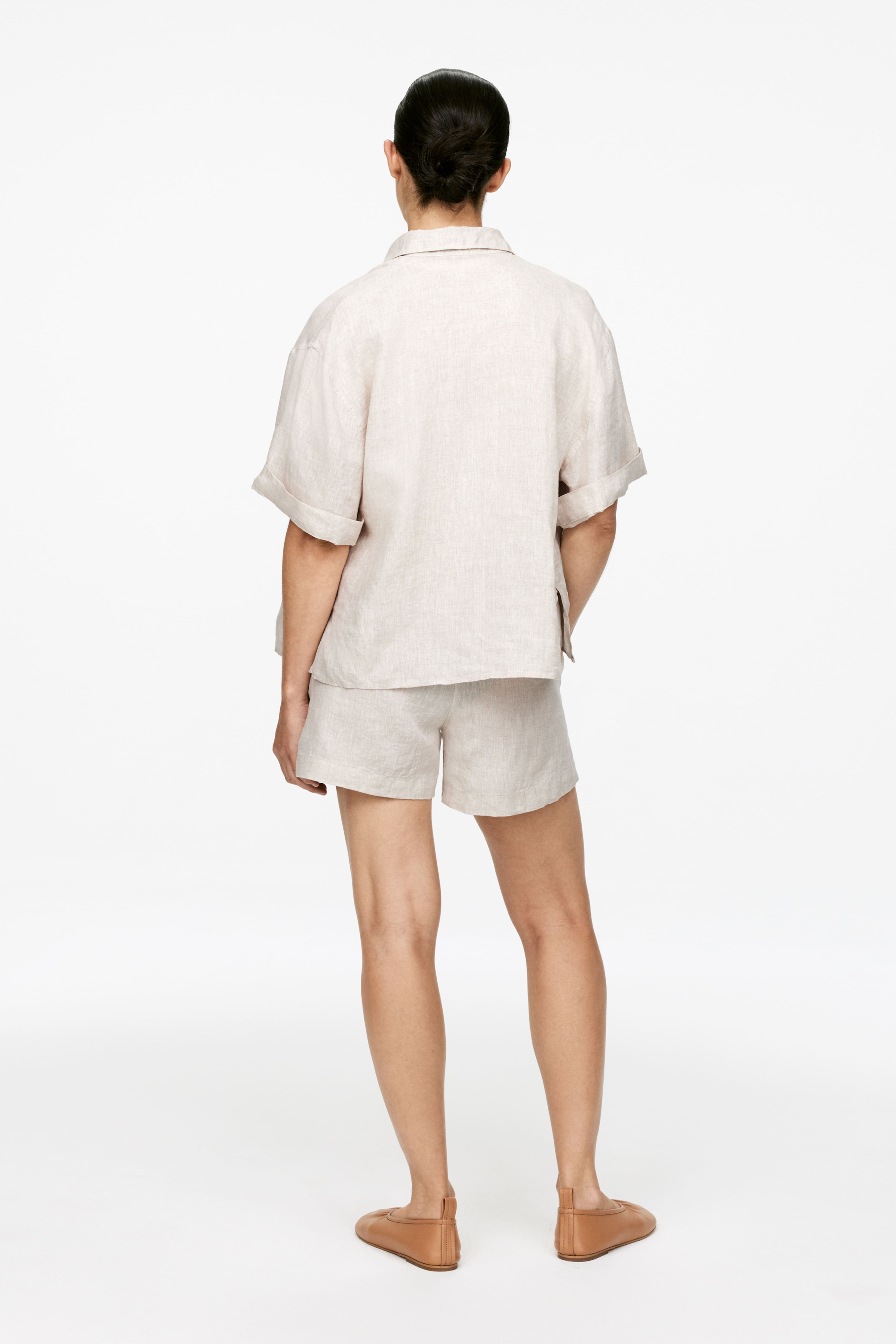 린넨 바지 Linen Shorts 1069304002