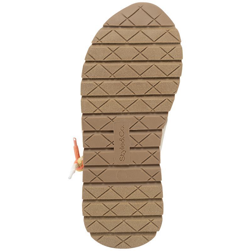 여성 가죽 웨지 샌들 Women's Sookie Leather Wedge Sandals, Exclusively at Macy's 20187158 Papyrus