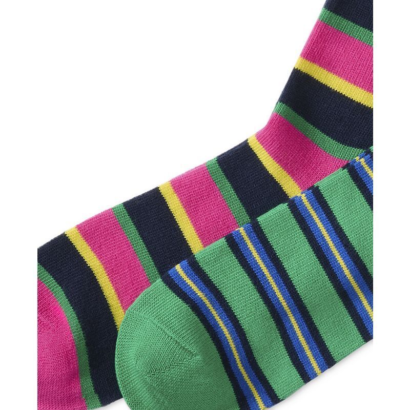 남성 브라이트 스트라이프 삭스 Men's 2-Pk. Bright Repp Stripe Slack Socks 20716897 Green